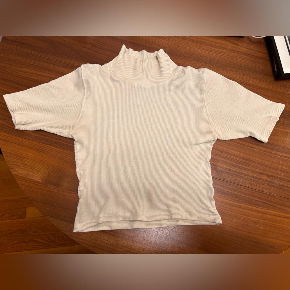 Big Bud Press 1/2 Sleeve Turtleneck [XS | Cream]